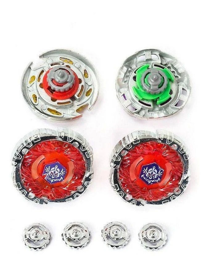Miniatura Kit Beyblade Tornado + Lançador + Arena 7 cm - 6 cm - Lianfa Toys - Beyblade - Metal e Plástico - 17965 - Anime - Beyblade Metal Fusion/Masters.