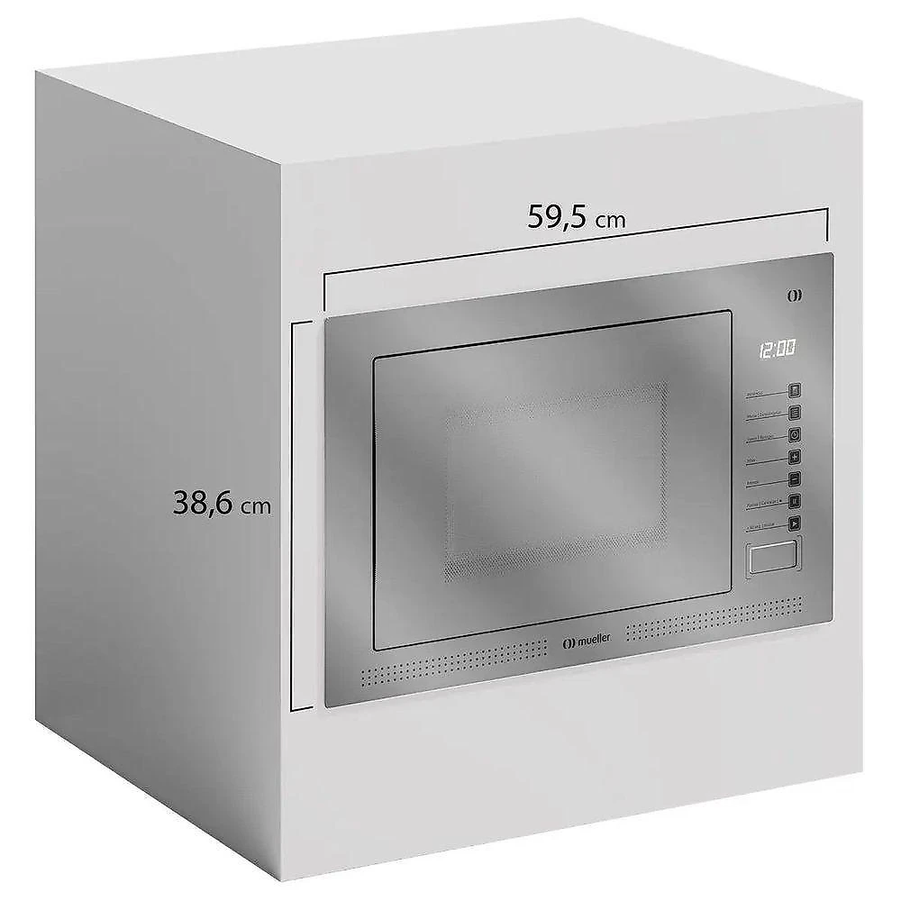 Micro-ondas de Embutir Mueller 25 Litros Espelhado MME25K 110V