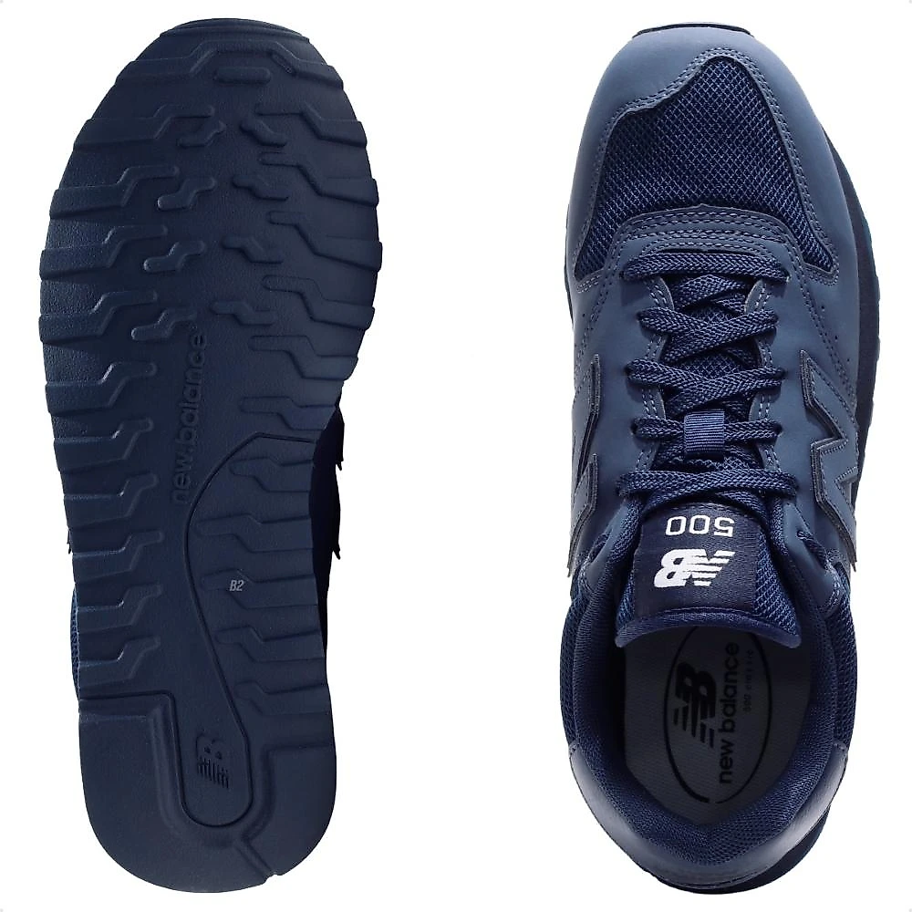 Tênis New Balance 500 V2 Masculino Azul Marinho - 38