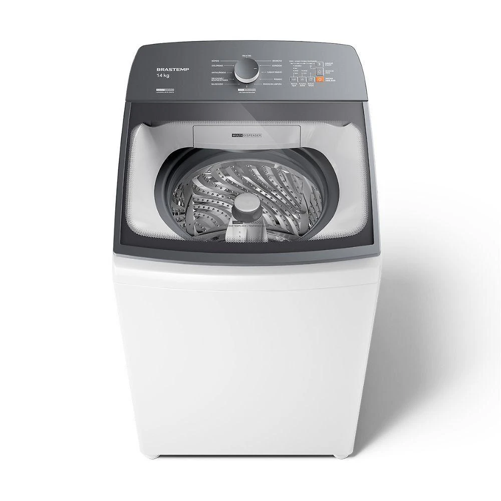 Lavadora de Roupas BWJ14AB 14kg Brastemp Branco 110V