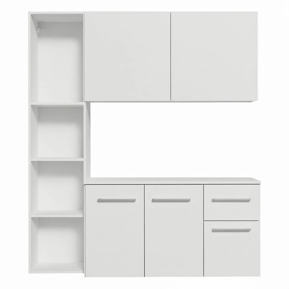 Armário de Cozinha Compacta 120cm Easy Madesa Branco
