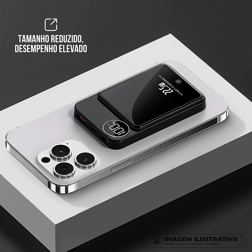 Carregador Portátil TankSafe 10.000 MaH - Preto - Gshield