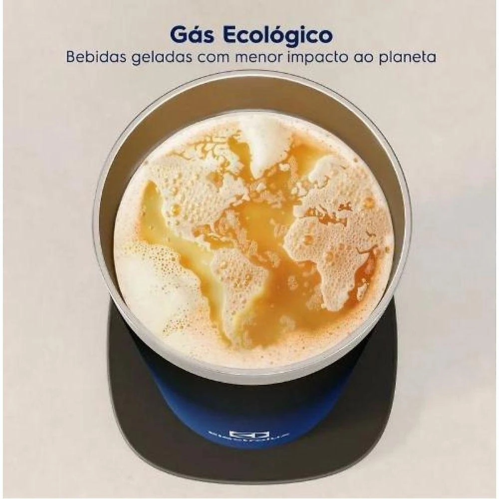 Cervejeira Home Bar Electrolux Frost Free Com Torre De Chopp E Porta De Vidro 100L EB10C Preto 110V