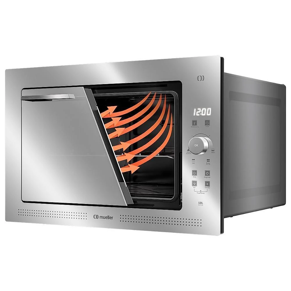 Forno Elétrico De Embutir Digital Mueller 50 Litros Espelhado MFE50L 110V