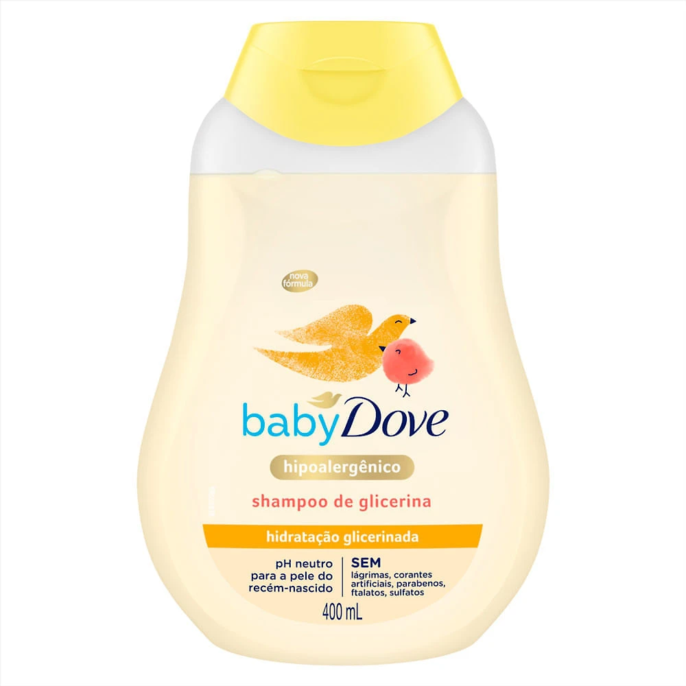 Shampoo Dove Baby Hidratação Glicerinada 400ml