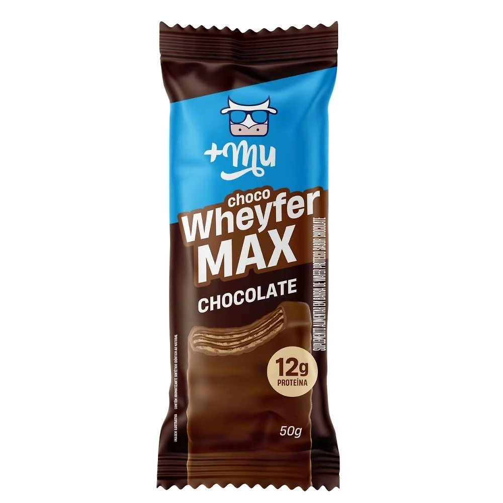 Choco Wheyfer Max +Mu 12g de Proteína Sabor Chocolate 50g