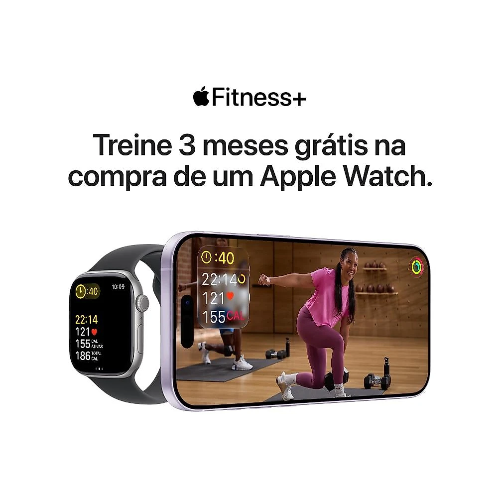 Apple Watch Ultra 3 GPS + Cellular, 49 mm, Caixa Preta de Titânio, Pulseira Preta Estilo Milanês de Titânio – P