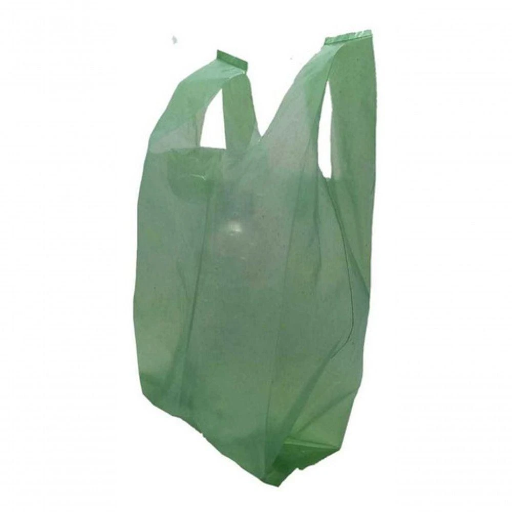 Sacola Plástica Reciclada Full Reforçada com Capacidade 4KG Verde para Uso Diário Higipack