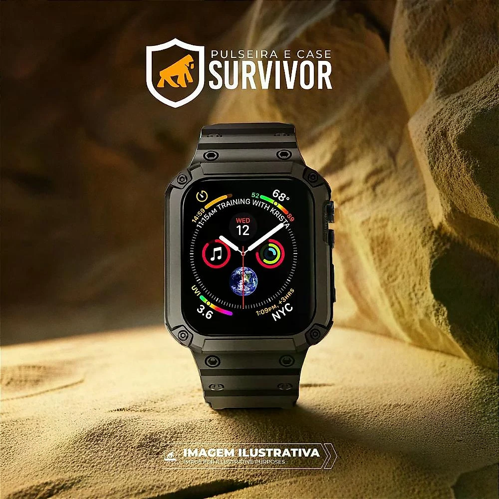 Pulseira para Apple Watch 49MM - Survivor  - Gshield