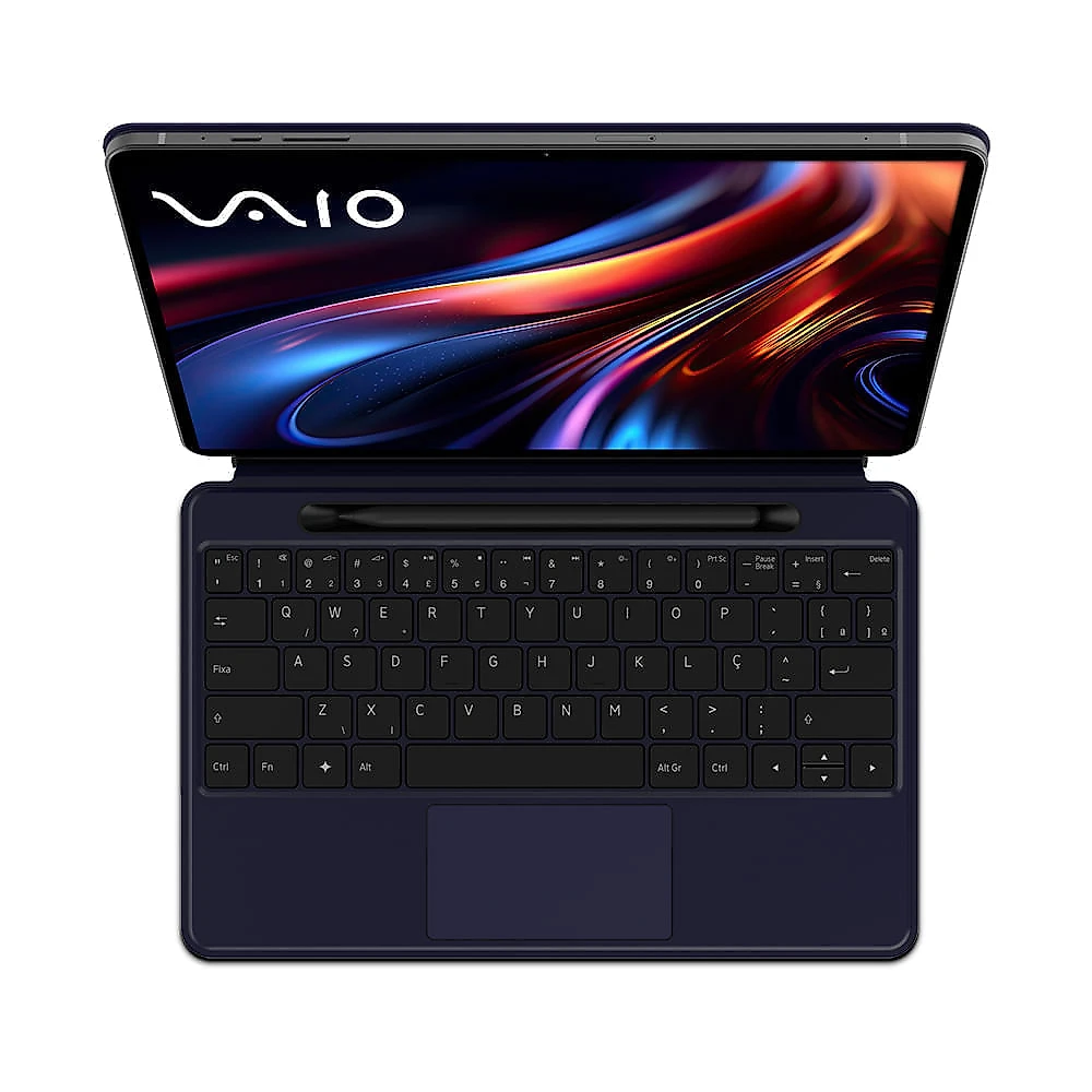 Tablet VAIO TL12 128GB 8GB RAM - 5G - Teclado Magnético e Caneta - Tela AMOLED 12.6” 2.5K - Preto