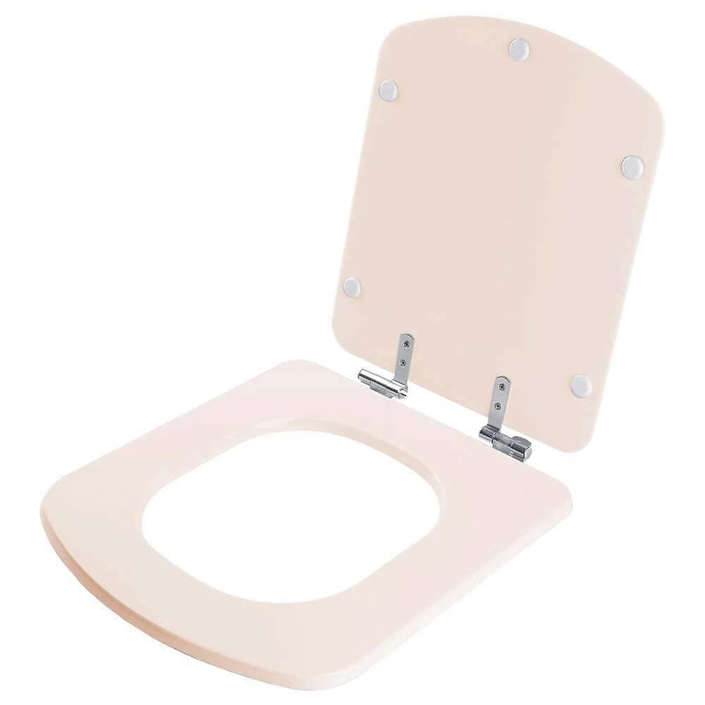 Assento Sanitário Bali Alongado Resina Plástica Fechamento Suave Rosa Pontto Lavabo webcontinental-7897116786545