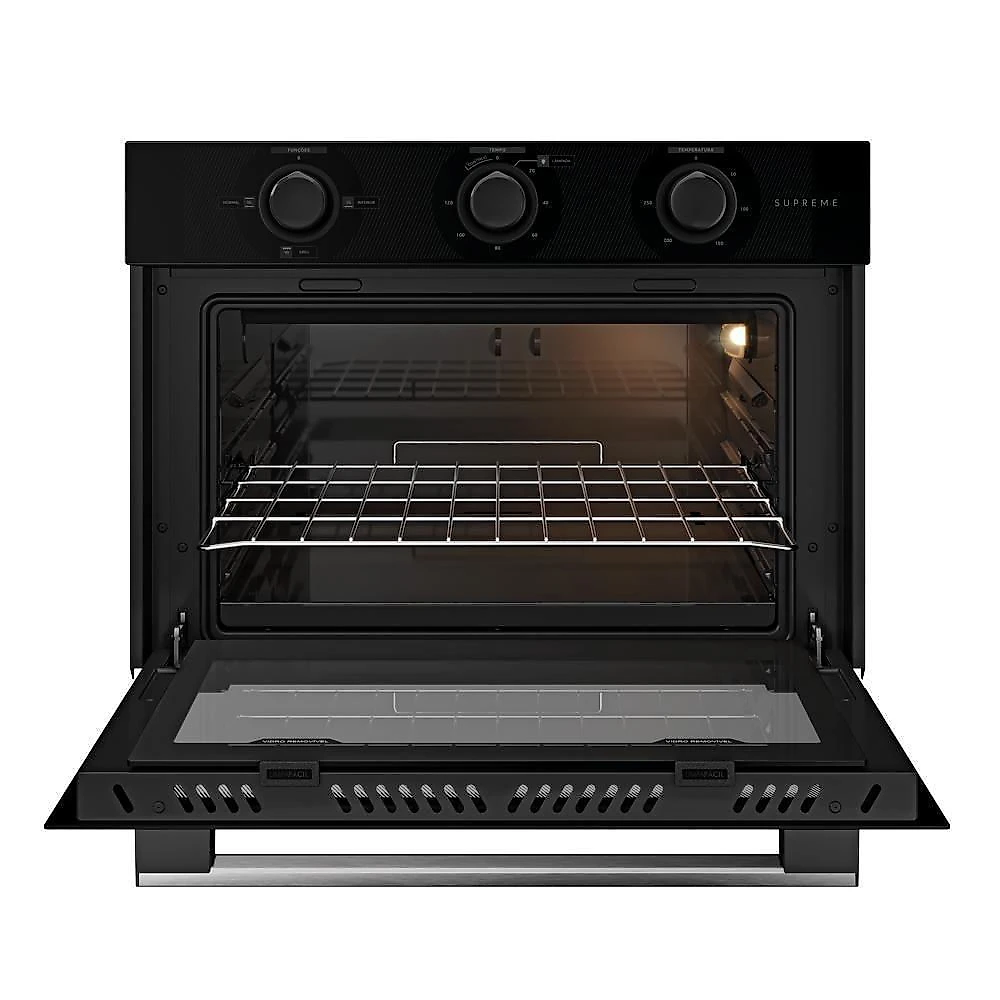 Forno De Embutir Elétrico Dako Supreme 52L Analógico Preto 110V