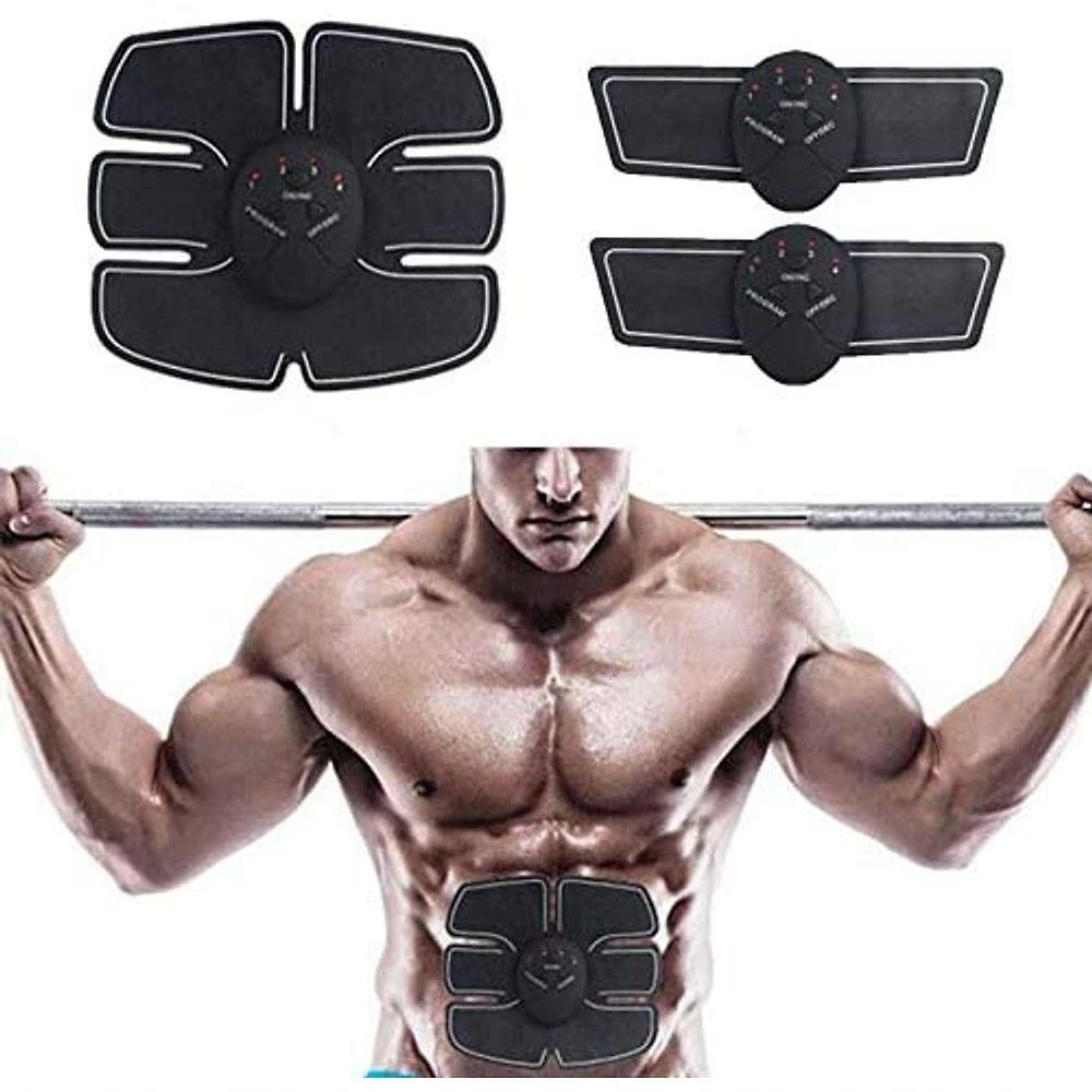 Estimulador E Tonificador Muscular Ems Fit Para Abdomen Braços E Corpo
