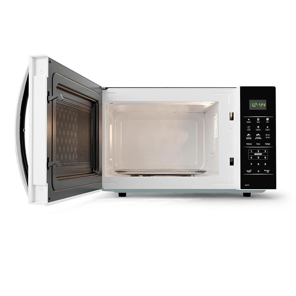 Forno micro ondas britânia bmo38 33 litros teclas fáceis fit preto 220