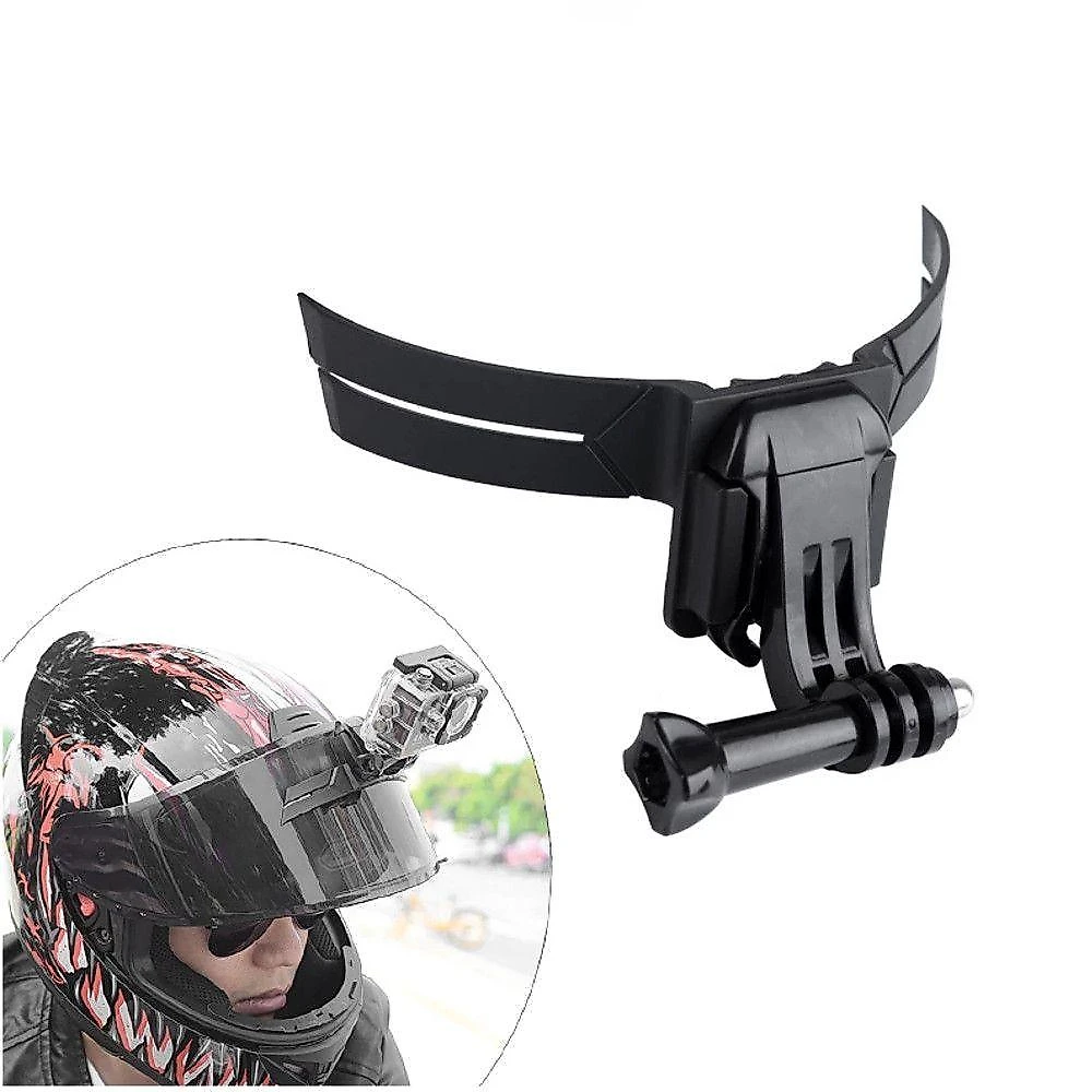 Suporte Para Capacete de Moto para Câmeras GoPro e Similares