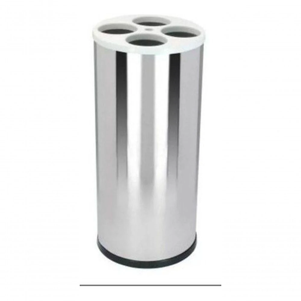 Dispensador de Copos Descartáveis Água em Aço Inox para 500 Unidades Inox