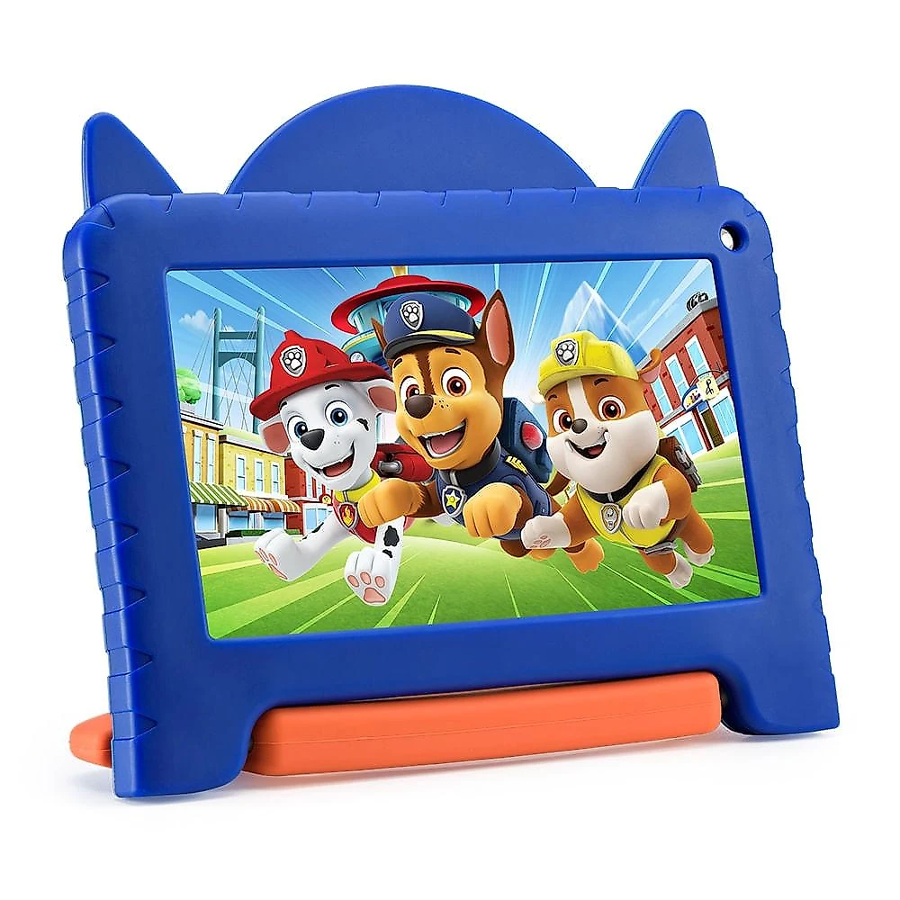Tablet patrulha canina chase com controle parental 4gb ram + 64gb + tela 7 pol + case + wi-fi + android 13 + quad core multi - nb421out [reembalado] multicolor