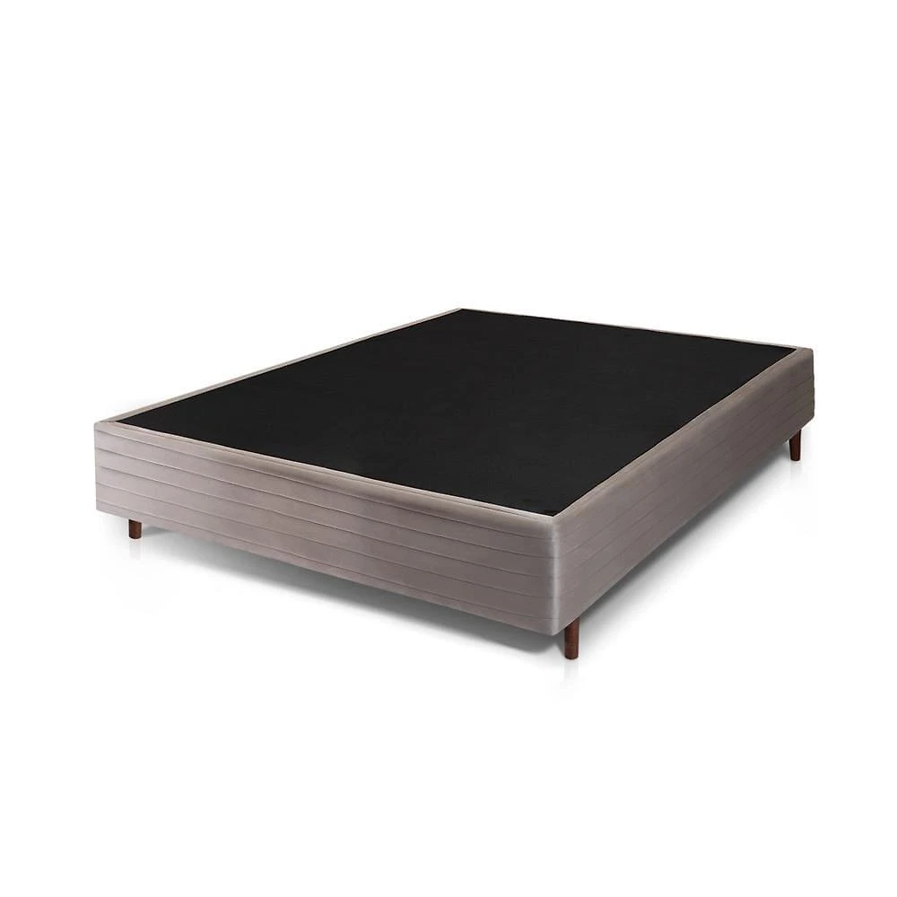 Base box para colchão casal hellen dublin 26x138x188 - bege