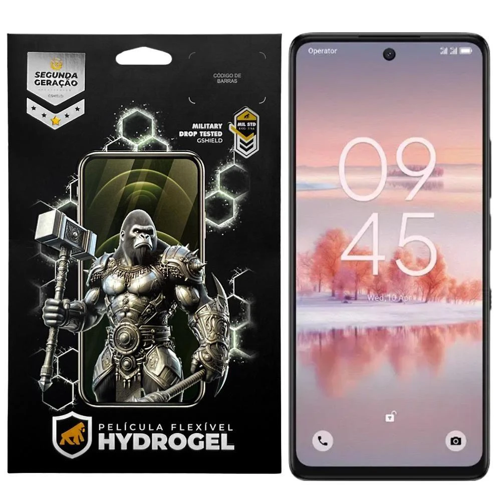 Película Protetora Gshield Hydrogel HD TCL 60 Nxtpaper Transparente