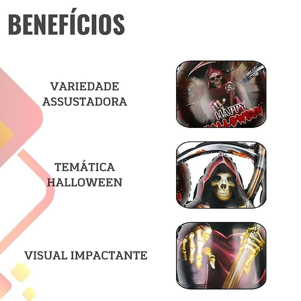 Kit Balões Halloween Variáveis - 05un