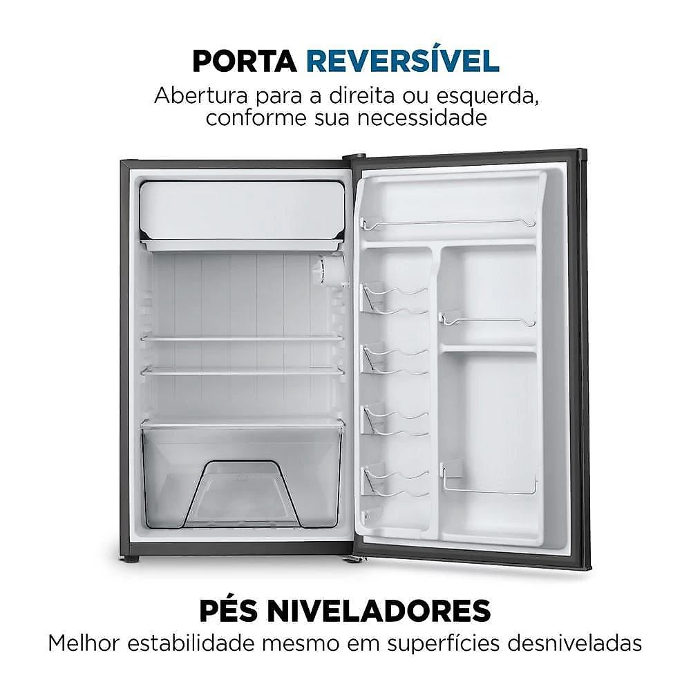 Frigobar 120L Porta Reversível Mondial FGB01B120 Preto 220V 220v