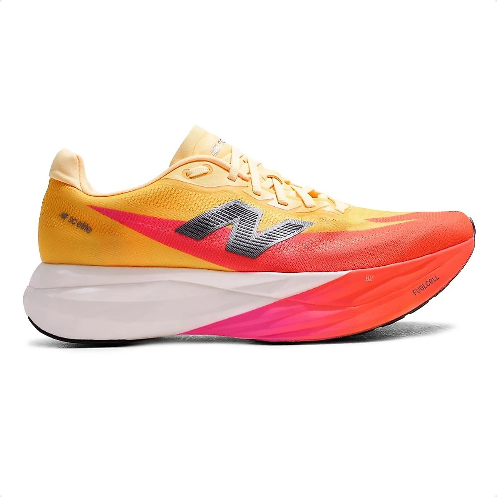 Tenis New Balance Fuelcell Supercomp Elite V5 Masculino Laranja / Vermelho - 38