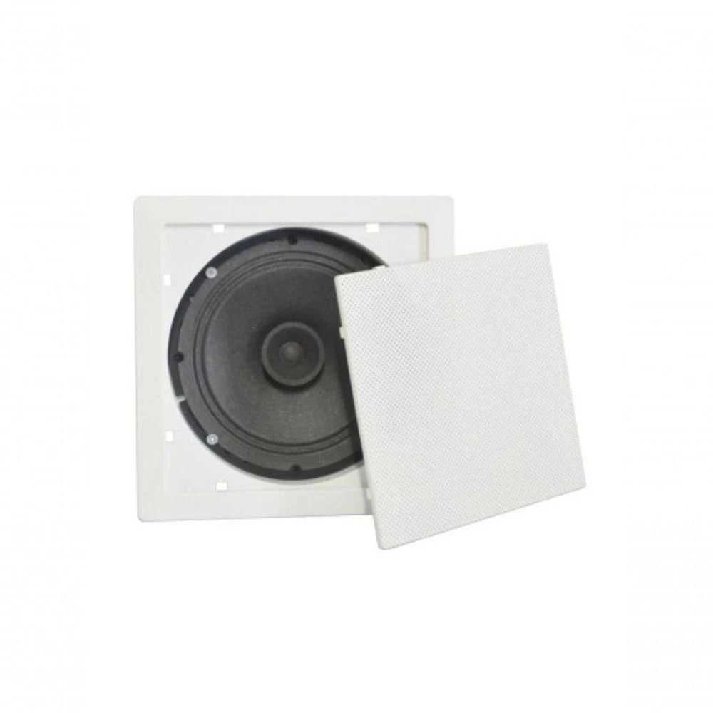 Arandela Quadrada Fiamon 6 Difusor 30rms 8r Branca