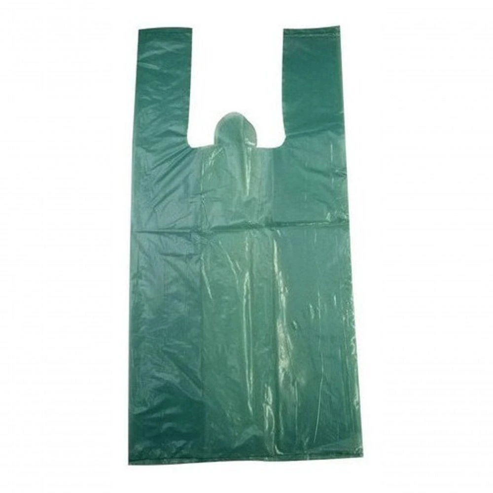 Sacola Plástica Reciclada Forted+ 40x50 cm Pacote 2 kg Aproximadamente 230 Unidades Verde Higipack