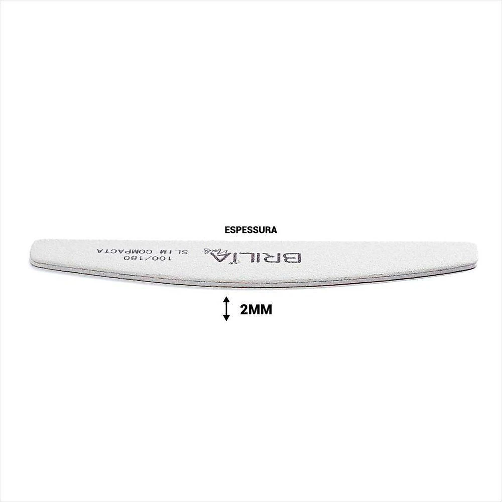 Brilia Nails Lixa Boomerang 80-100 Un|