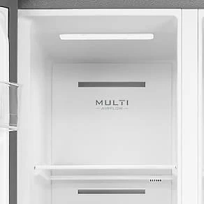 Geladeira Midea Side by Side MDR-S598FGA041 Frost Free com Painel Touch, Função Turbo e Conectividade Via App- Cor Inox Claro - 442 litros 110V