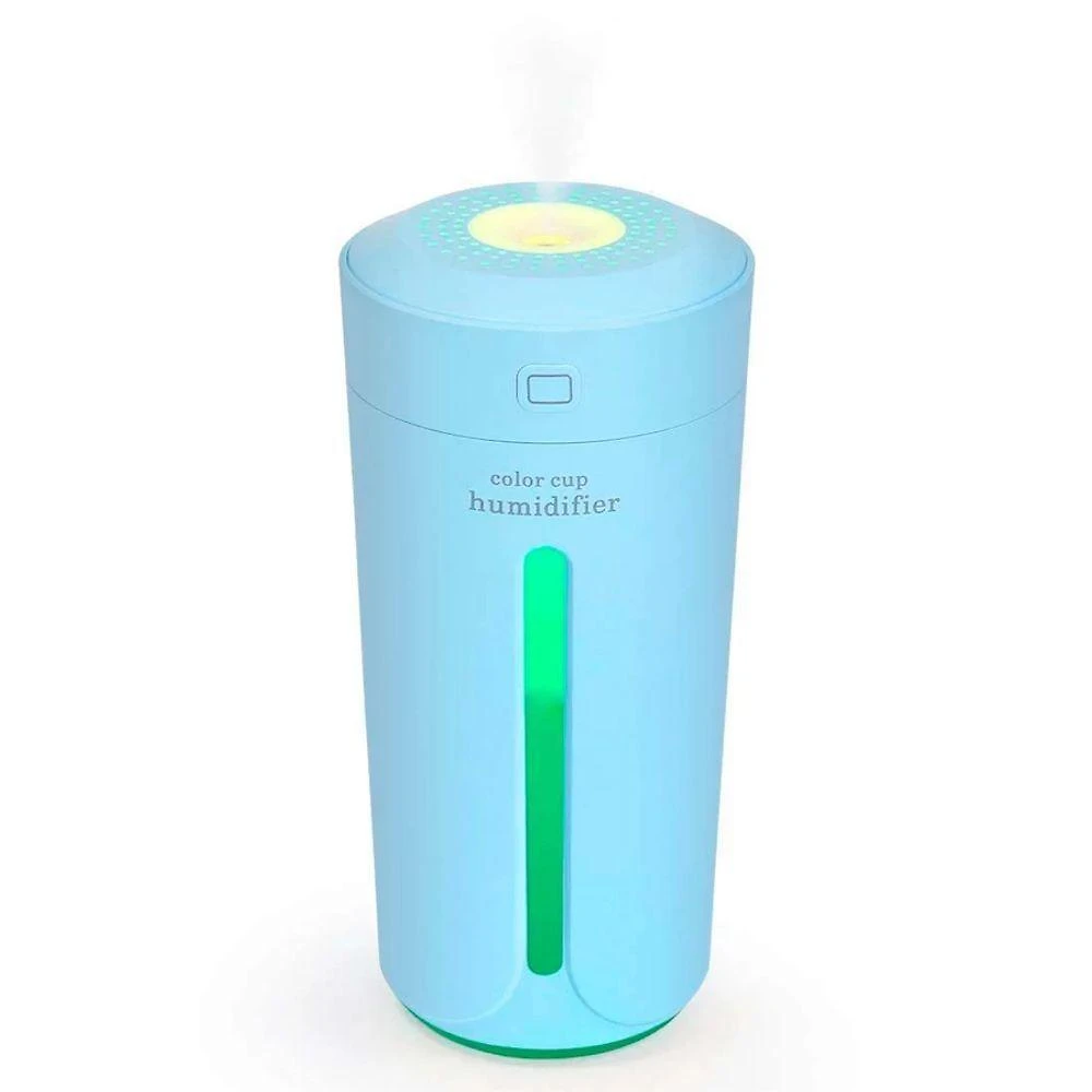 Umidificador De Ambiente Color Cup Humidifier Colorido Azul