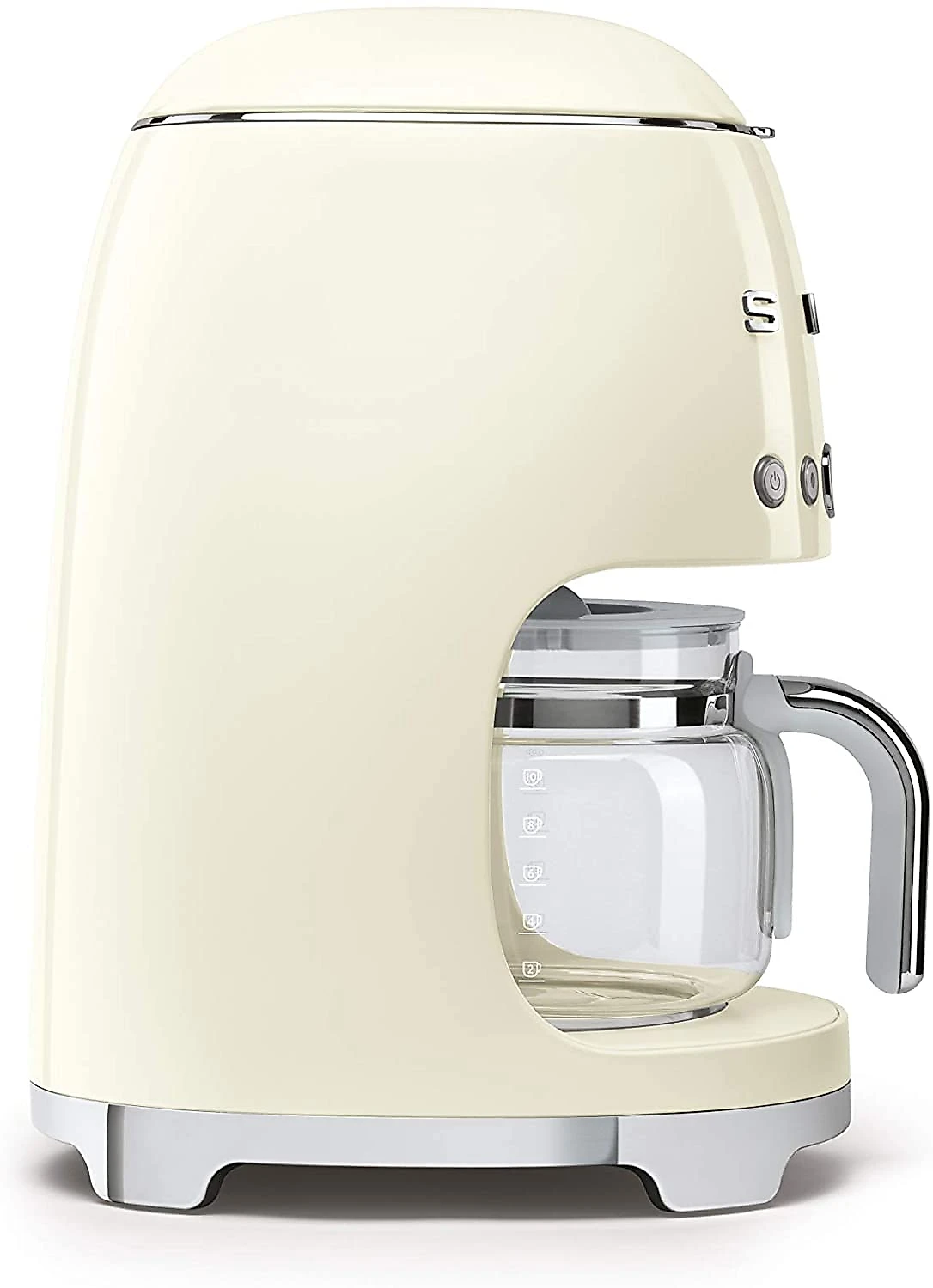 Máquina de fazer café estilo retro Smeg creme