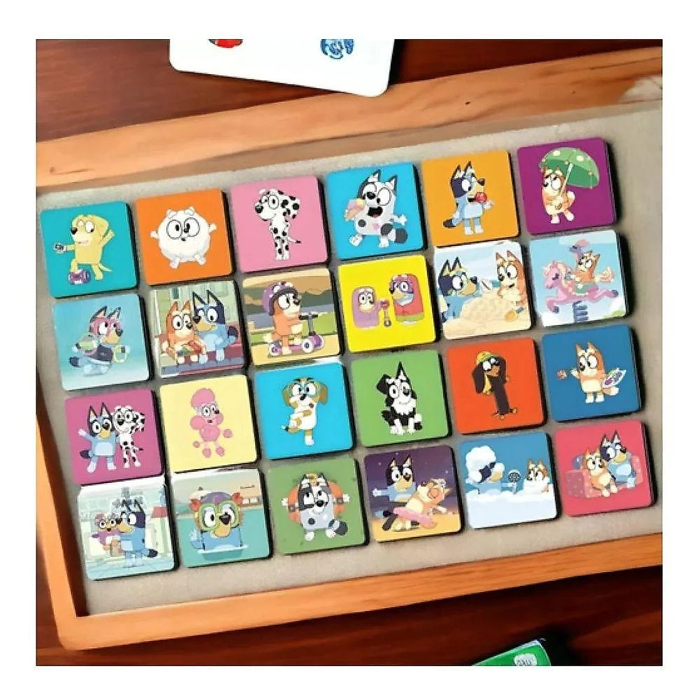 Jogo da Memoria Bluey 24 Pares de Cartas 1285 Infantil Educativo Elka