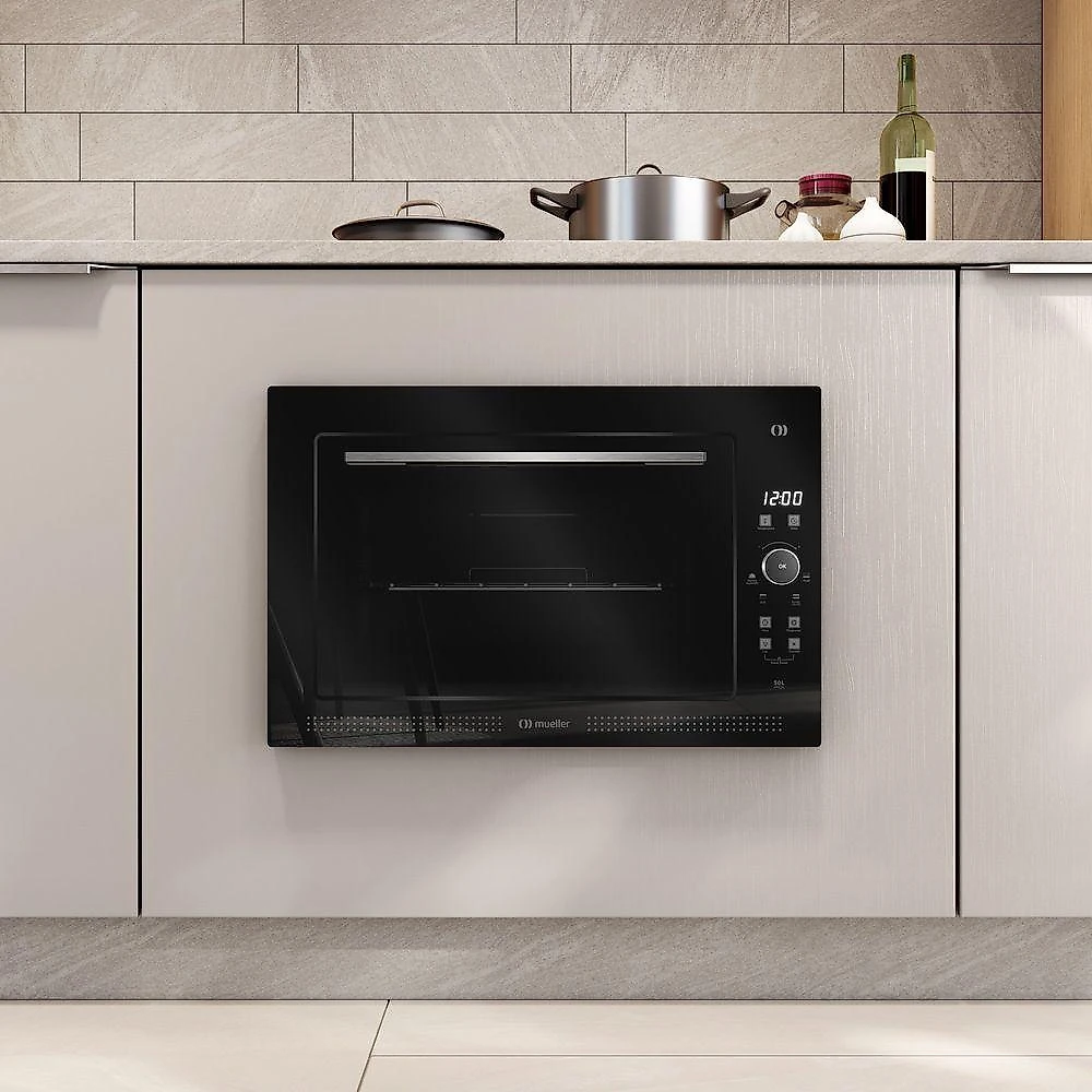 Forno Elétrico De Embutir Digital Mueller 50 Litros Preto MFE50L 110V