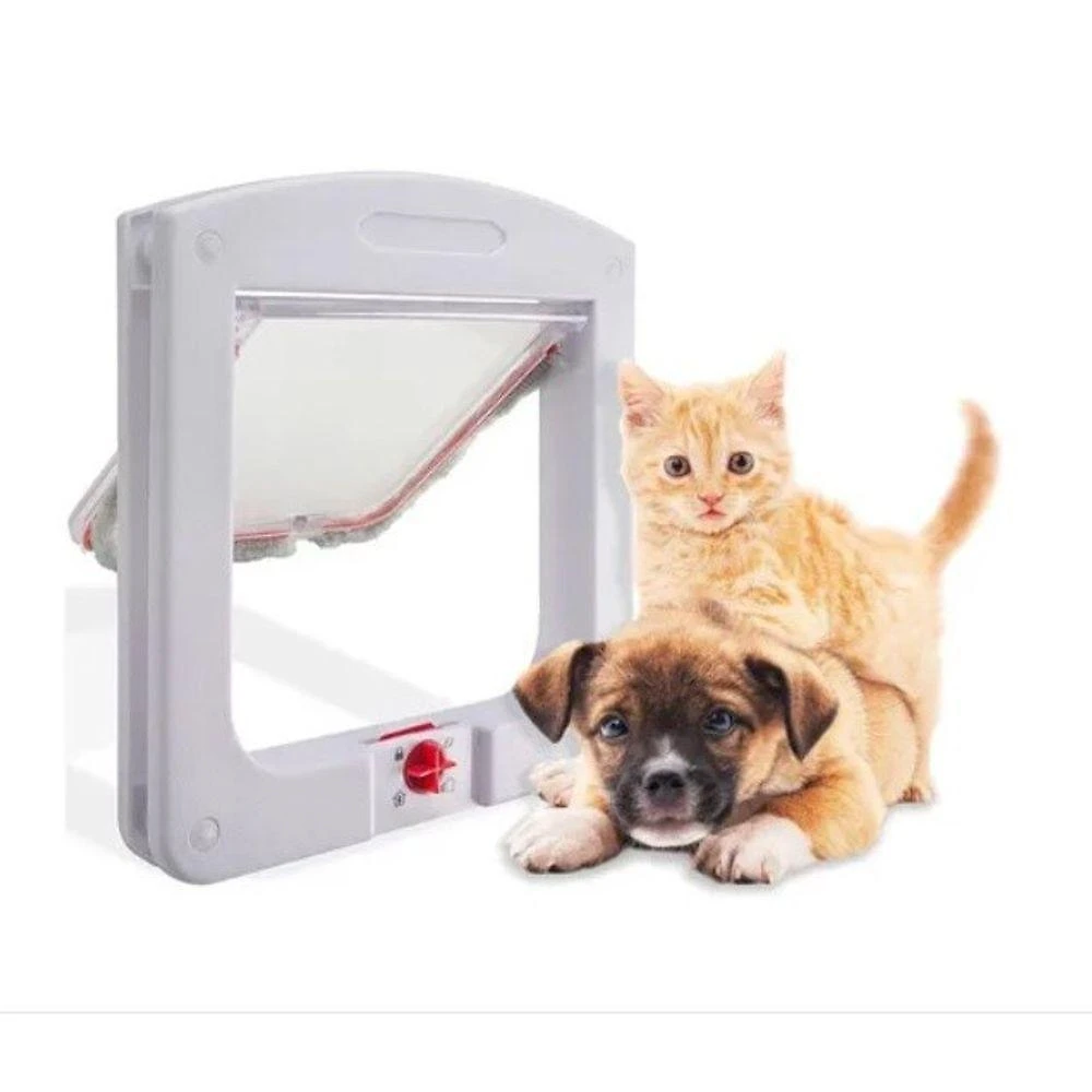 Porta Pet OEM Passagem Portinha para Gato Ou Cão com 4 em 1 para Gatos e Cachorros Pequenos