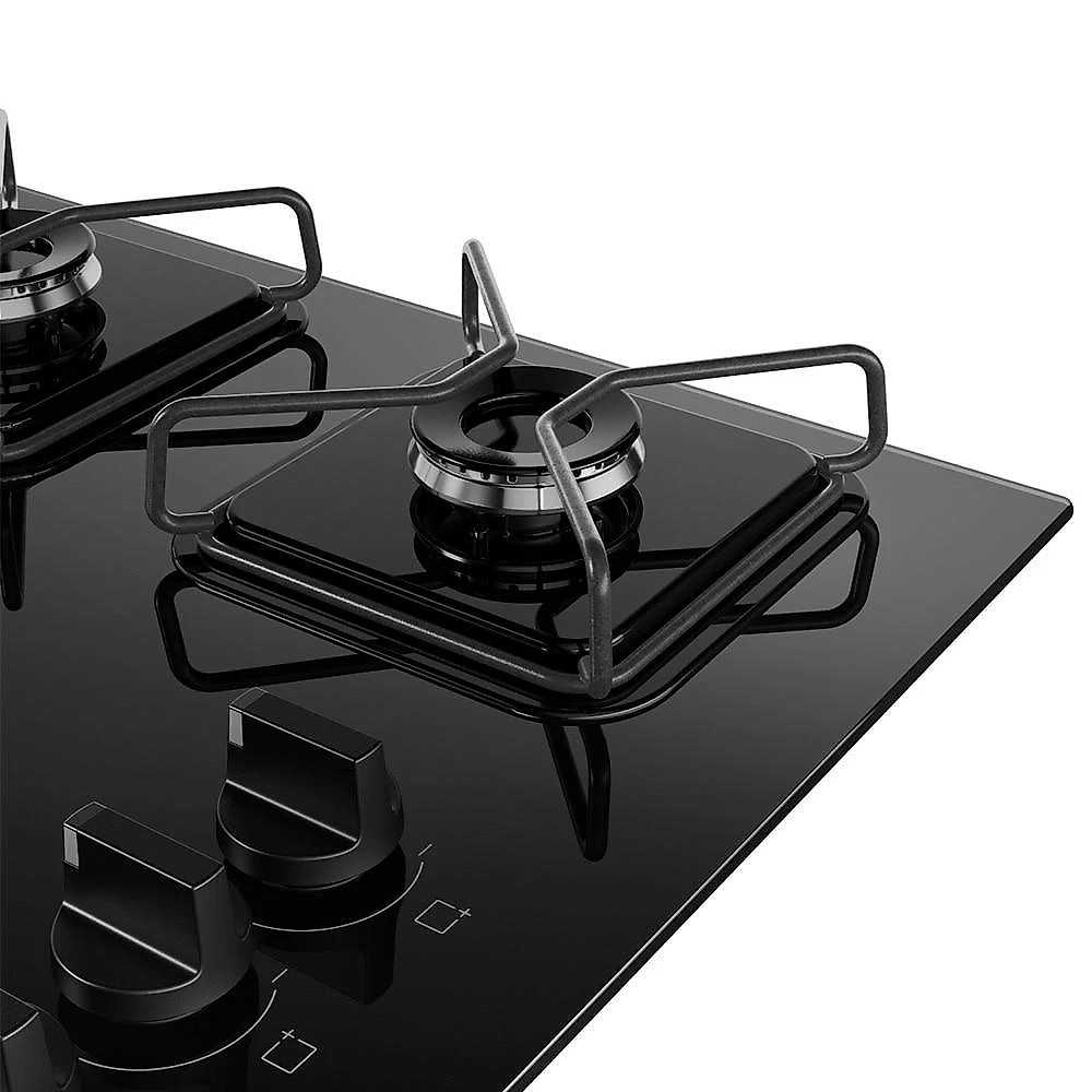 Cooktop 5 Bocas Brastemp BDD75BE Acendimento Super Automático, Preto
