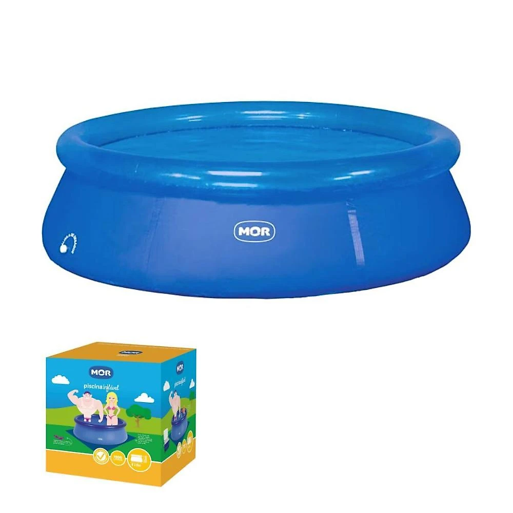 Piscina inflável 1900 litros redonda mor