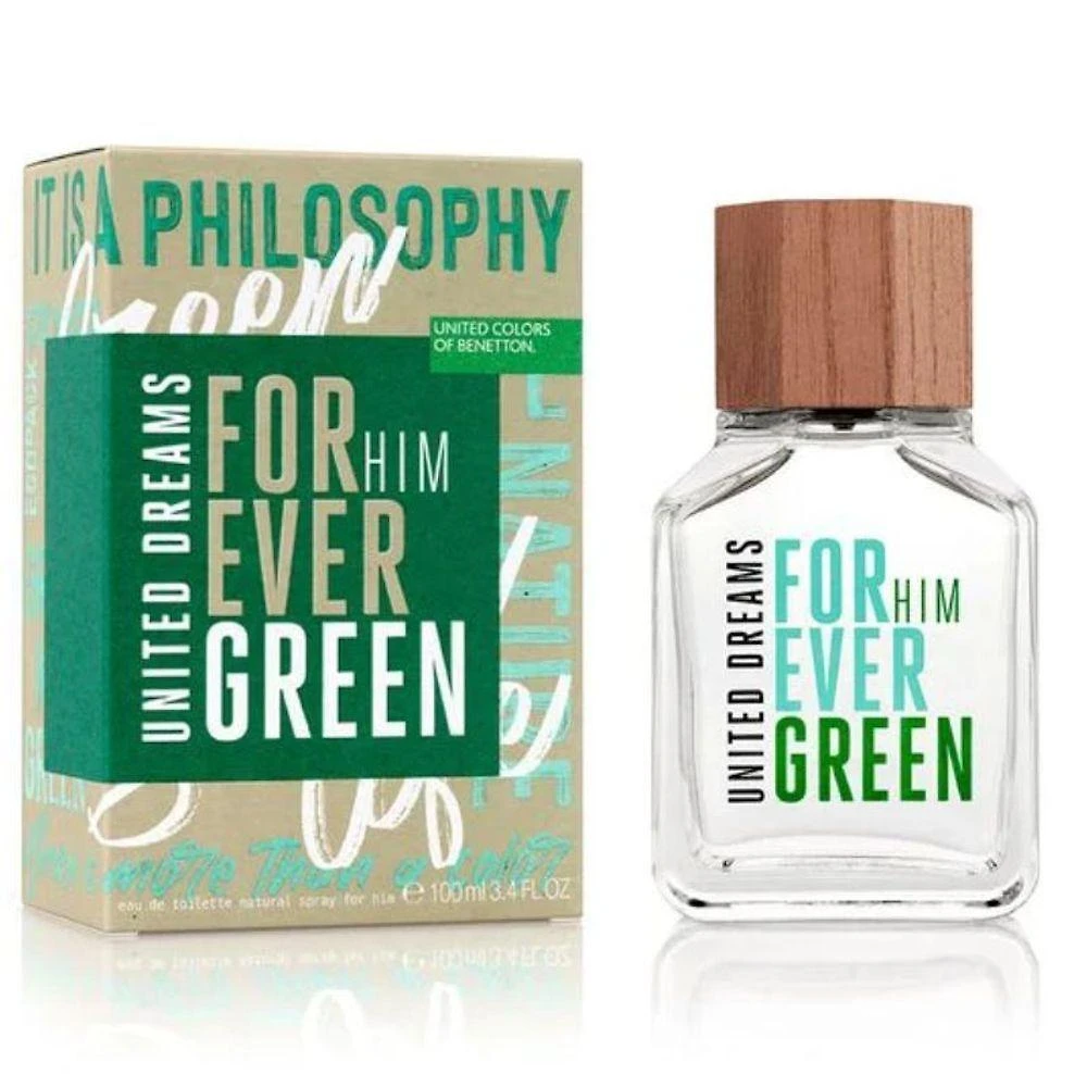 Perfume Forever Green For Him Masculino Eau de Toilette Amadeirado Cítrico 100ML