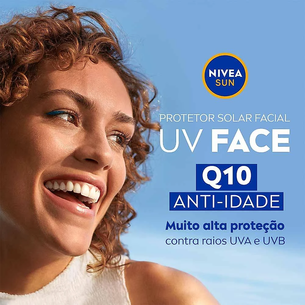 Nivea sun protetor solar uv face q10 anti-idade fps 60 50ml