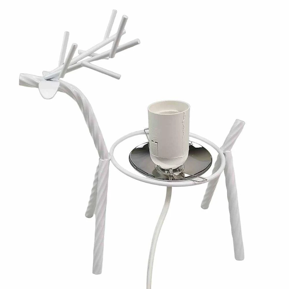 Luminaria Abajur Mesa Moderno Cervo Rena Veado Decoraçao Sala Quarto Recepçao Hotel Pousada Natal Iluminaçao Casa Escritorio