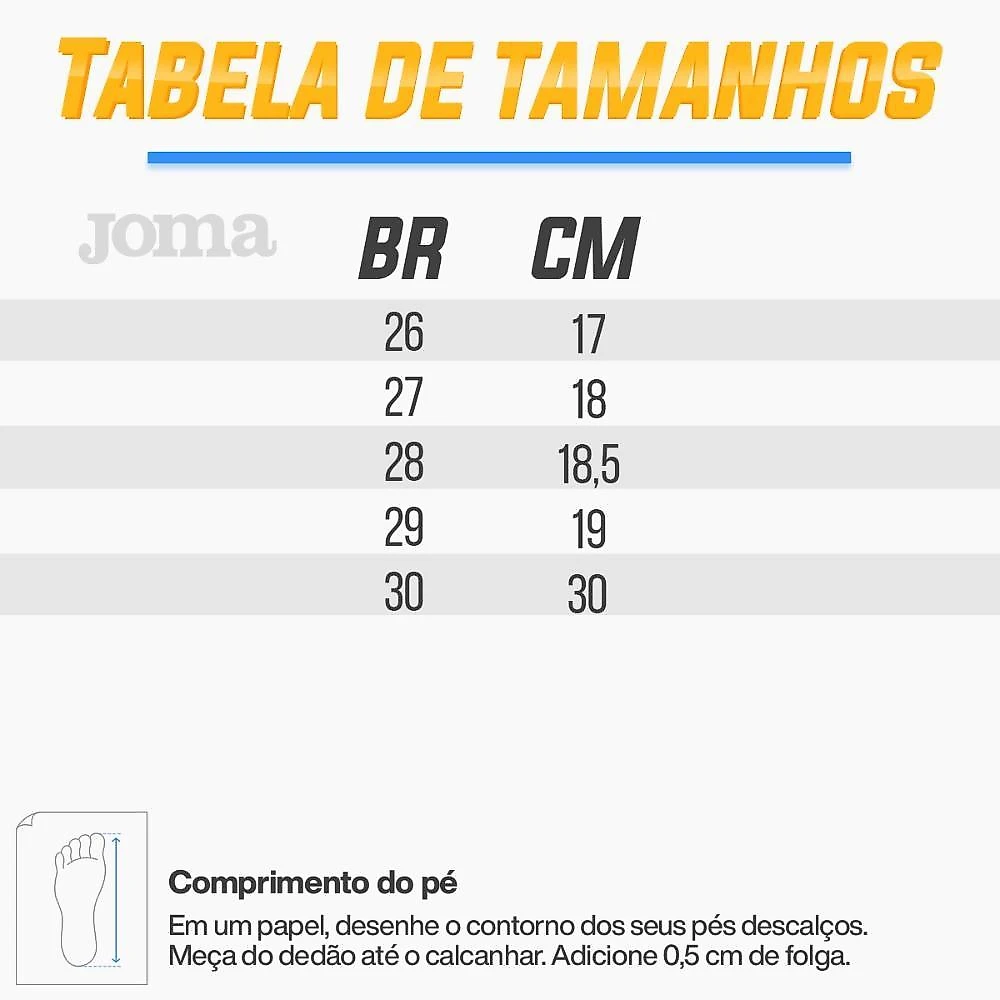Chuteira Futsal Joma Evolution Infantil Azul / Verde - 26