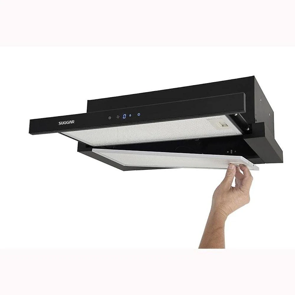 Depurador De Embutir Slim Touch 60 Cm Preto Suggar 220V