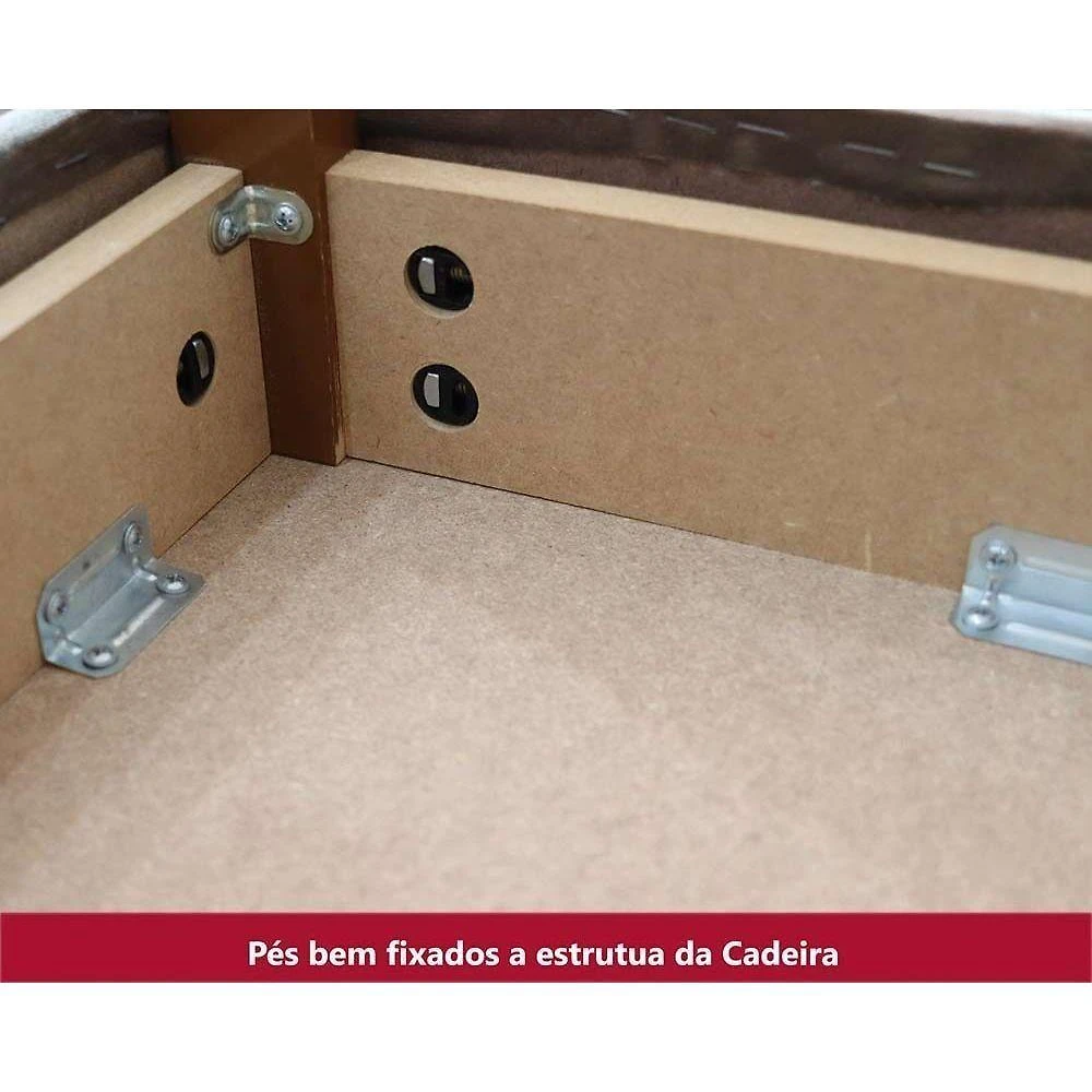 Miniatura Cadeira Sala De Jantar Malu Kit 6 Un Nature-veludo Light Linho