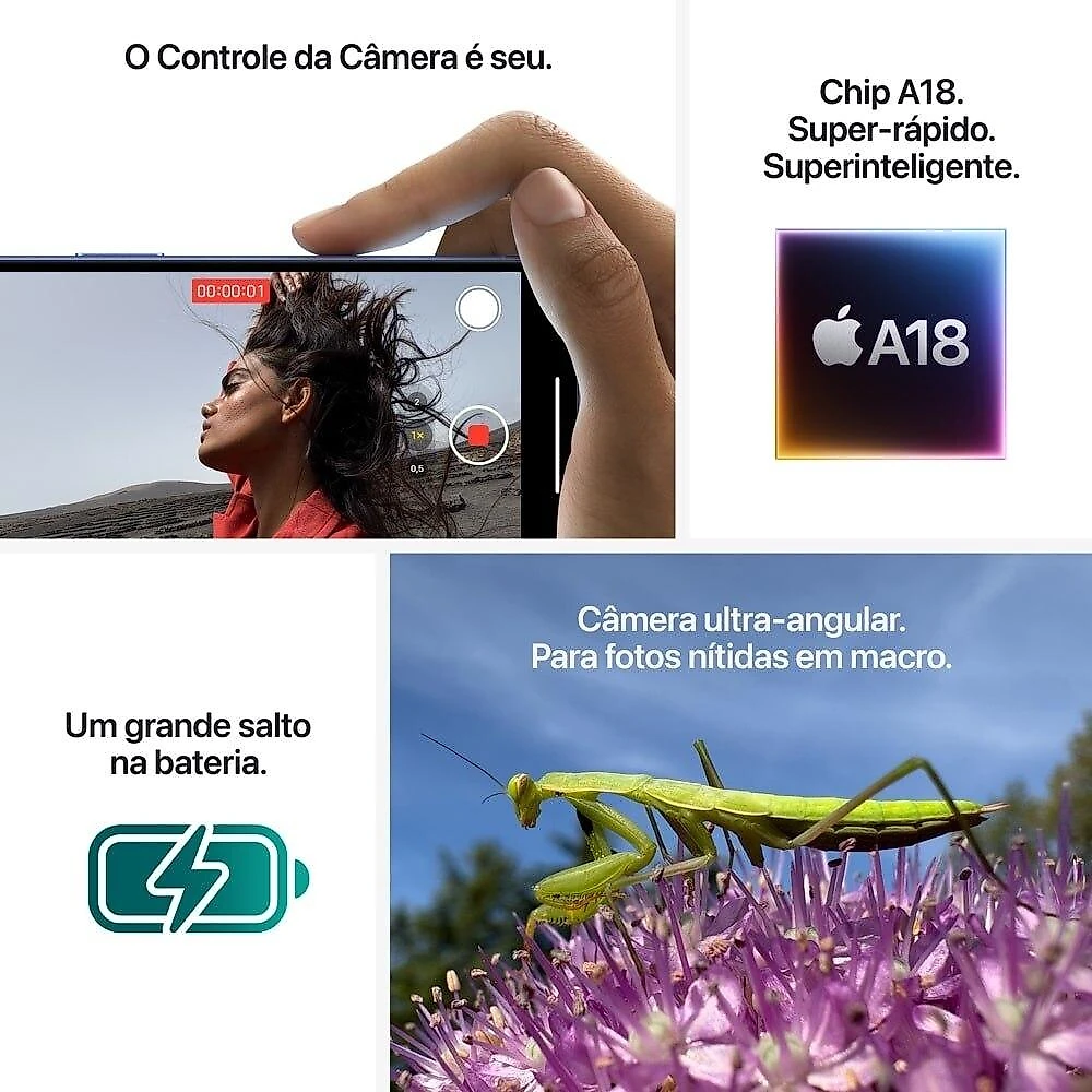 (Usado) iPhone 16 Plus Apple Ultramarino, 128GB