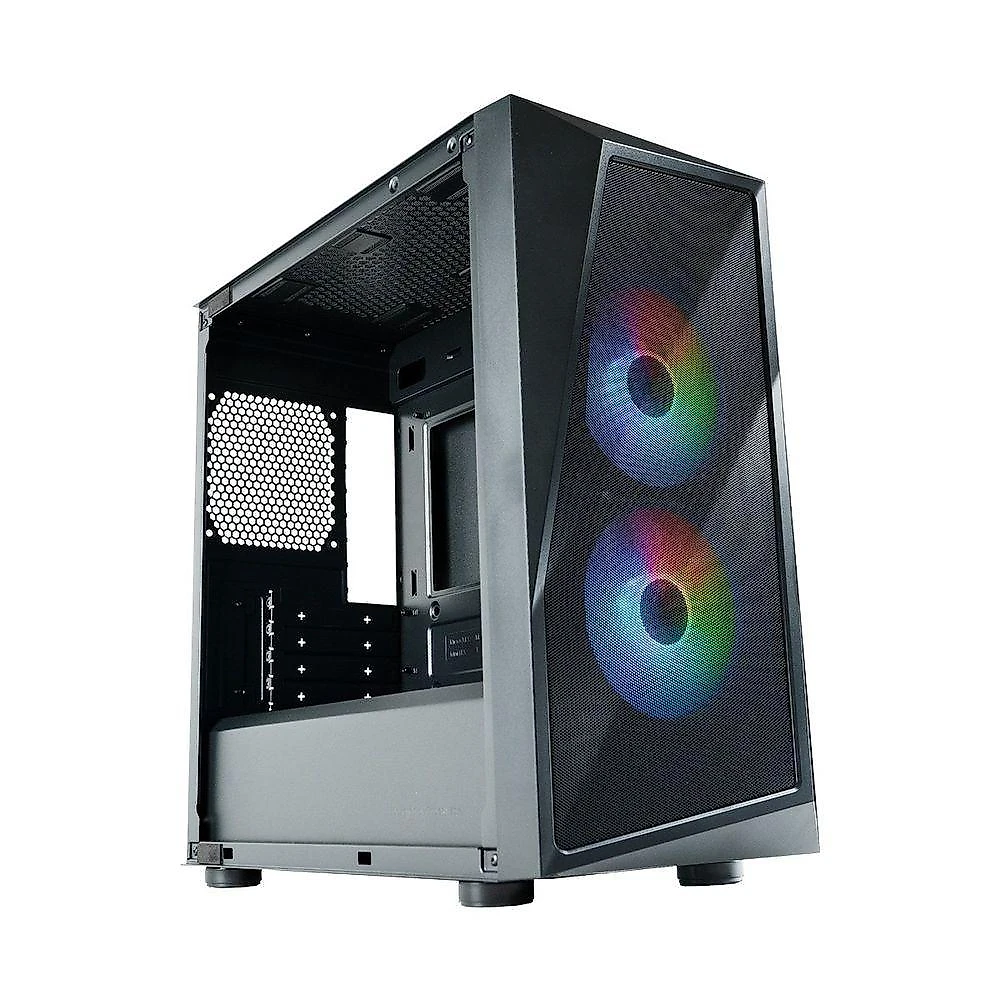 Gabinete Cooler Master Cmp 320 Lateral De Vidro - 2 Fans Argb De 120 Mm - Preto - Cp320-kgnn-s00