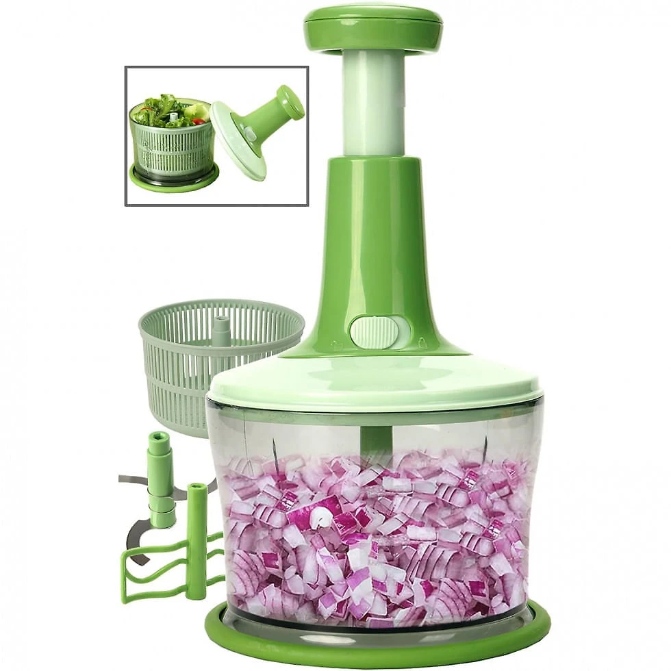 GProME Manual Processador de Alimentos Salsa Maker Liquidificador manual como visto na TV Espremedor de carne Picador...