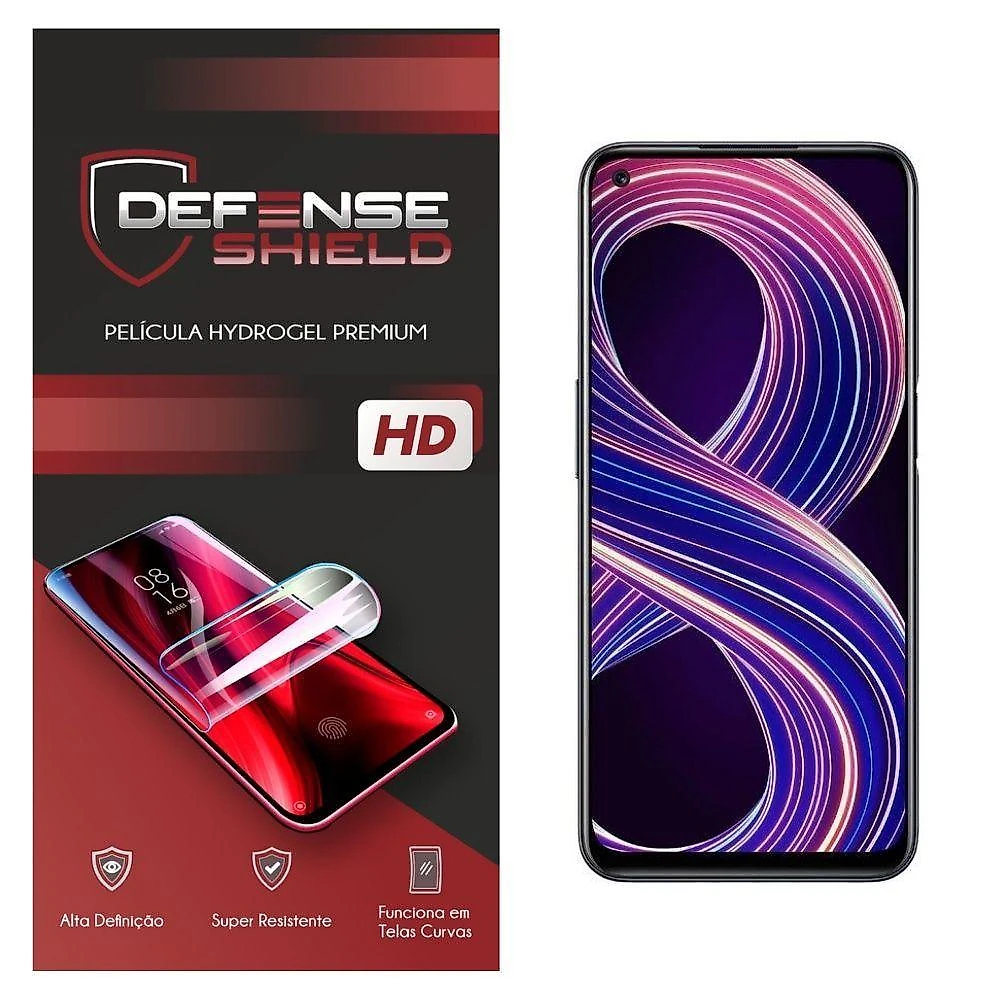 Pelicula Hydrogel Premium Proteção Frente + Verso Para Realme 8 Defense Shield