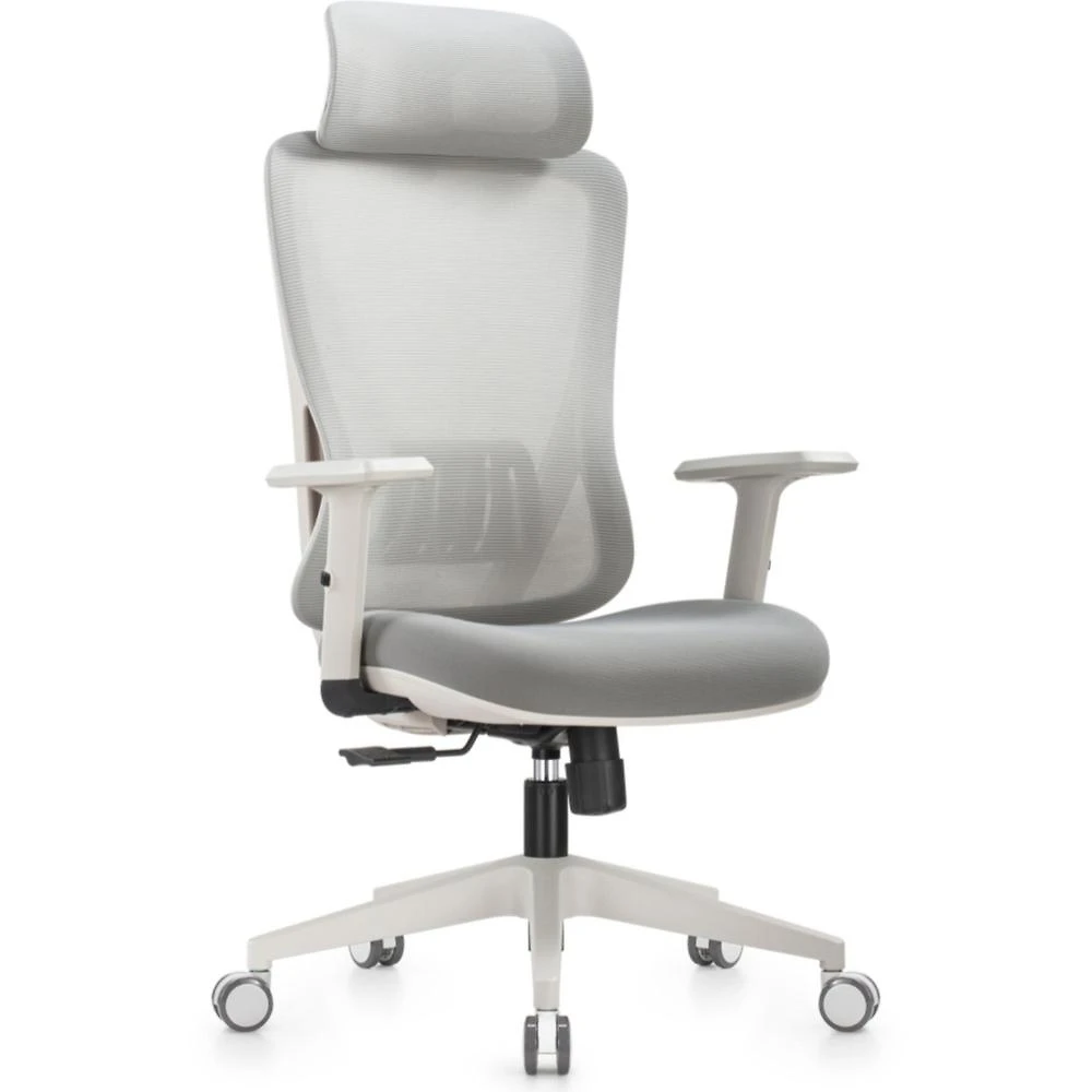 Miniatura Cadeira Escritório Presidente NR17 Ergonômica Tela Mesh Sigma Cadeira Ergonômica de Escritório Sigma High Cinza