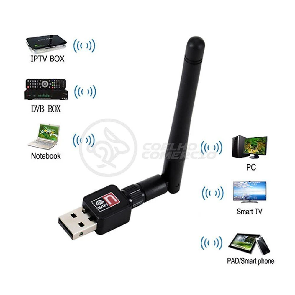 Antena Usb 2.0 Receptor De Wifi Wireless 1200Mbps