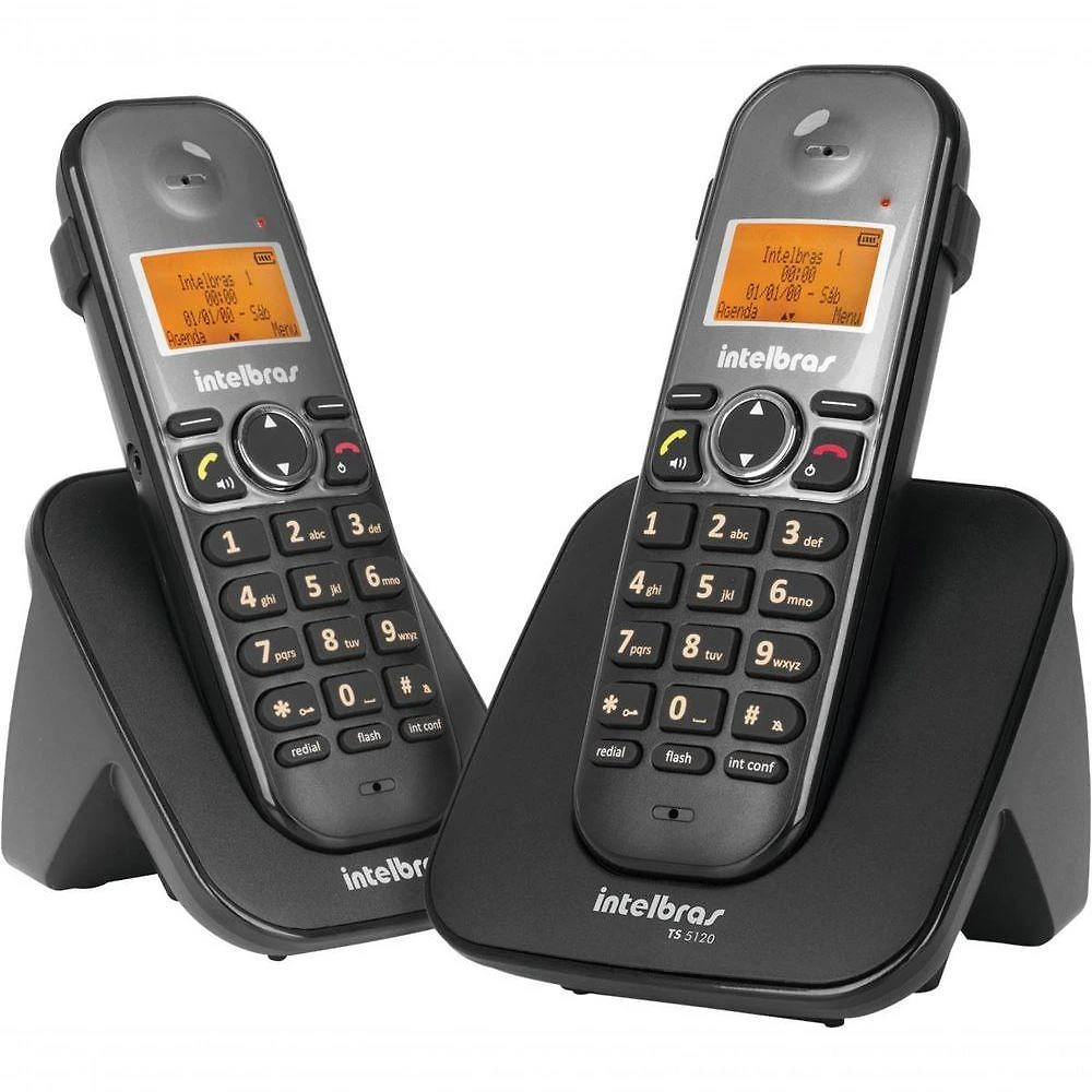 Telefone S/ Fio Id + Ramal C/ Entrada P/ Fone De Ouvido Ts 5
